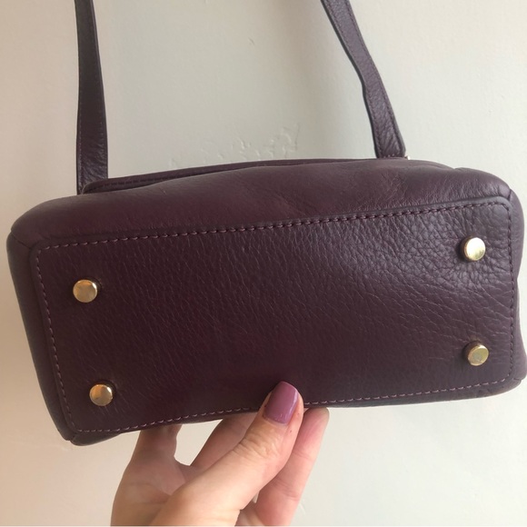 Kate Spade Small Maryana Lombard Street in Deep Plum crossbody purse bag - Picture 4 of 16